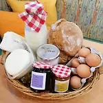 Çiftlik konaklama Woerglerhof's Huettenapartments Mit Kachelofen Alpbach
